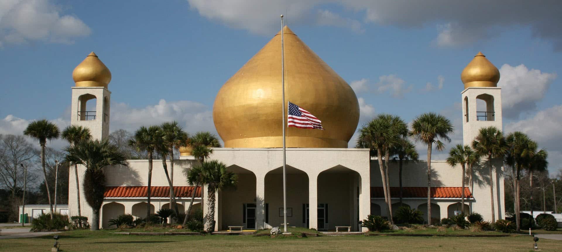 Hadji Shrine Temple in Pensacola FL Photo of Hadji Shrine temple entrance