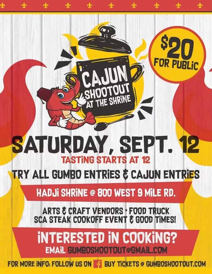 Cajun Shootout Public Flyer
